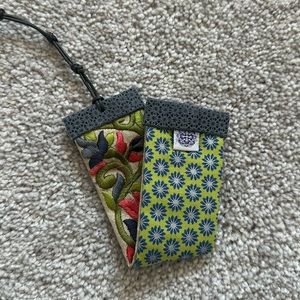 Unique Vintage Fabric Cuff Bracelet #807 Hand sewn by Violette Grace